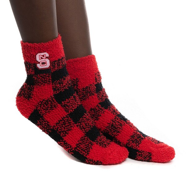 Sock Red/Black Buffalo Check